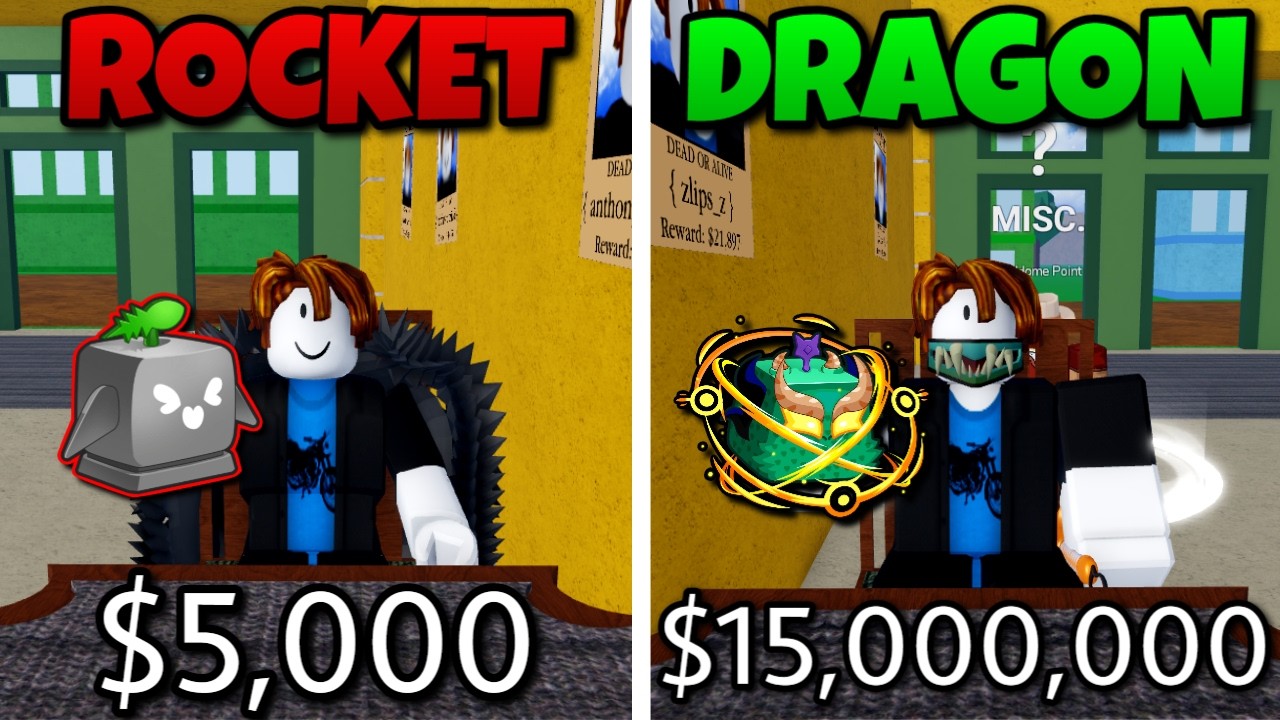 Обмен от ROCKET до DRAGON за 3 дня... (Blox Fruits)