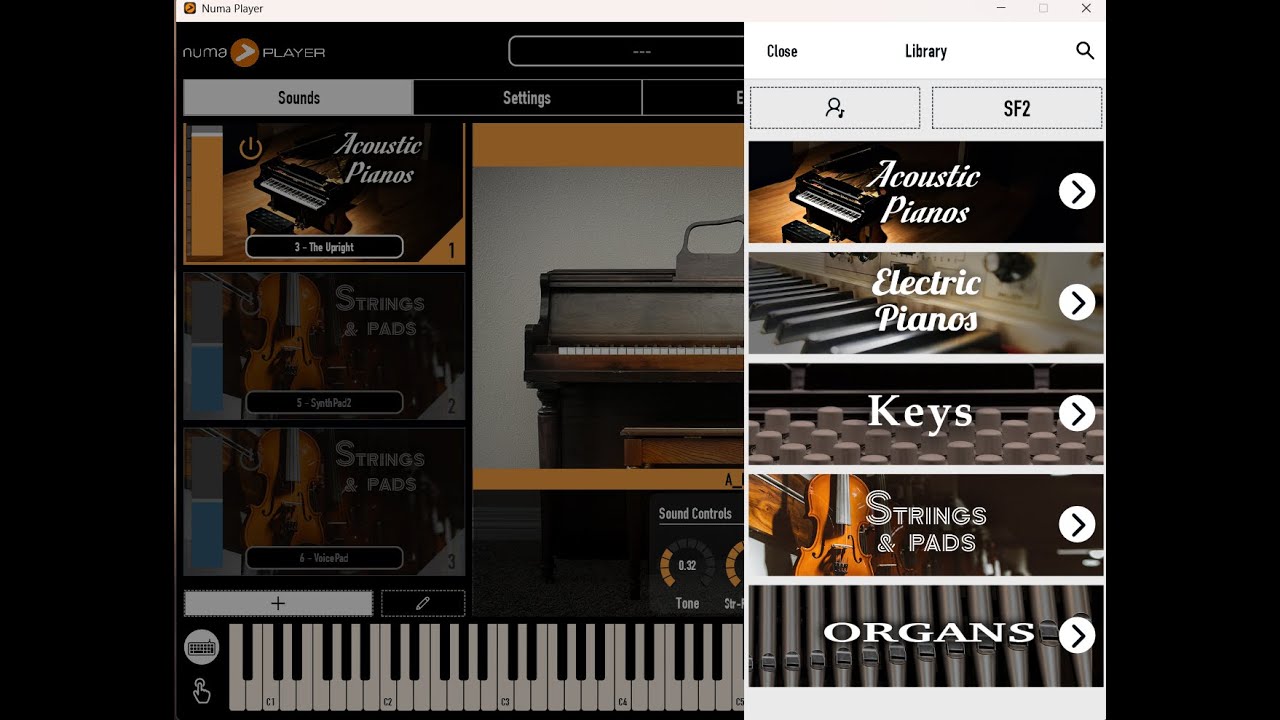 PIANO SF2 NORD ASTORIA GRAND, #piano #nordpiano #audioevolution #sf2 #controladormidi #numaplayer2