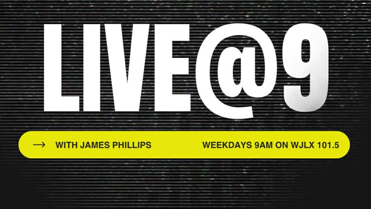 Live@9 with James Phillips w/ guest Coach Blake Laney