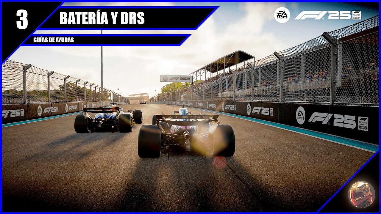 Ayudas de BATERÍA (ERS) y DRS | GUÍA F1 25