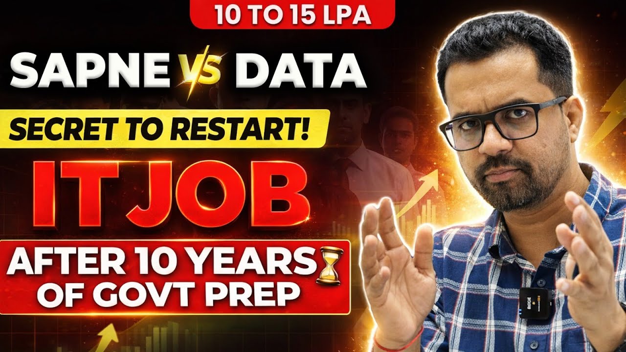 10 Years of Failed Govt Job Prep To  IT Job in 10 Months | JTC INDIA | Som Sir