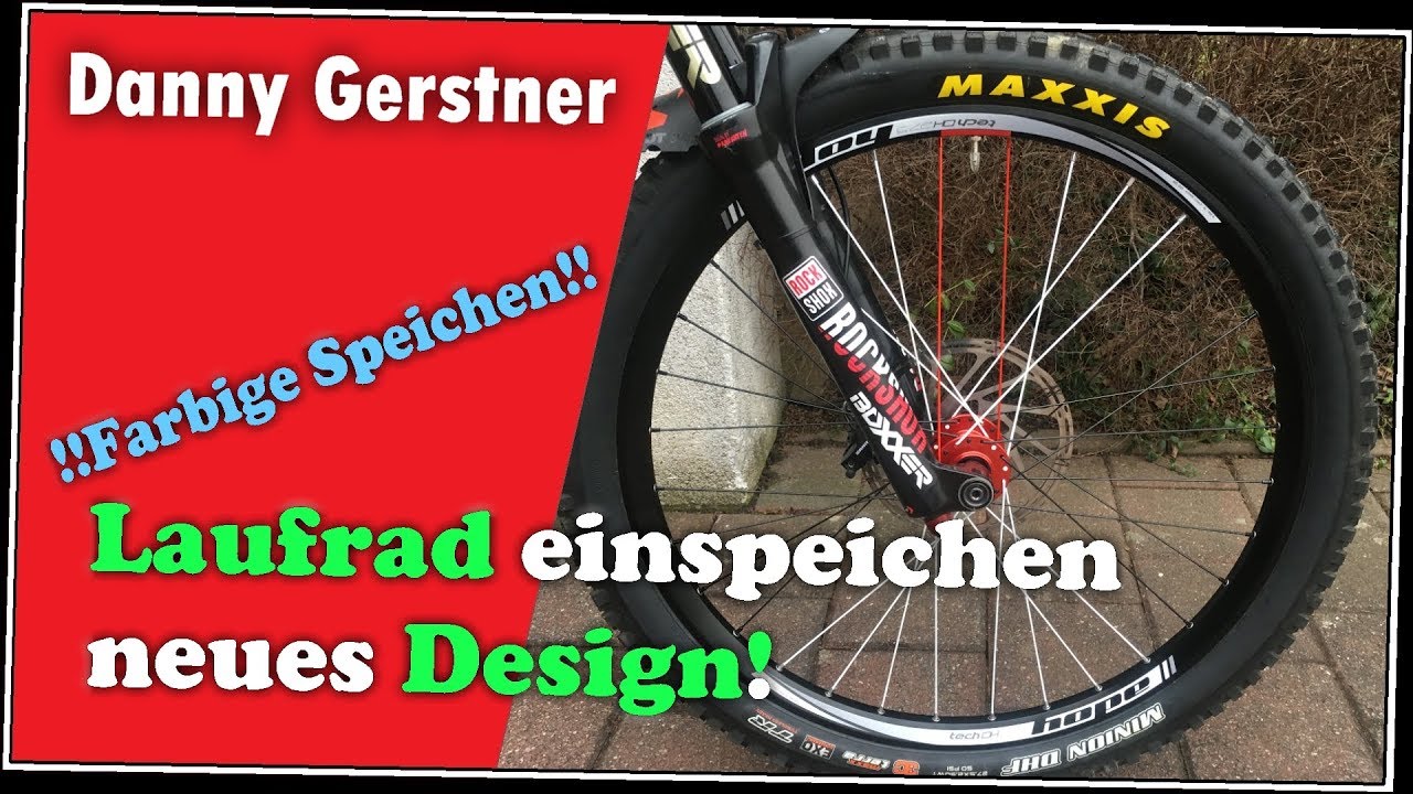 MTB, Laufrad einspeichen neues Design, Hope Tech DH, Pro 4