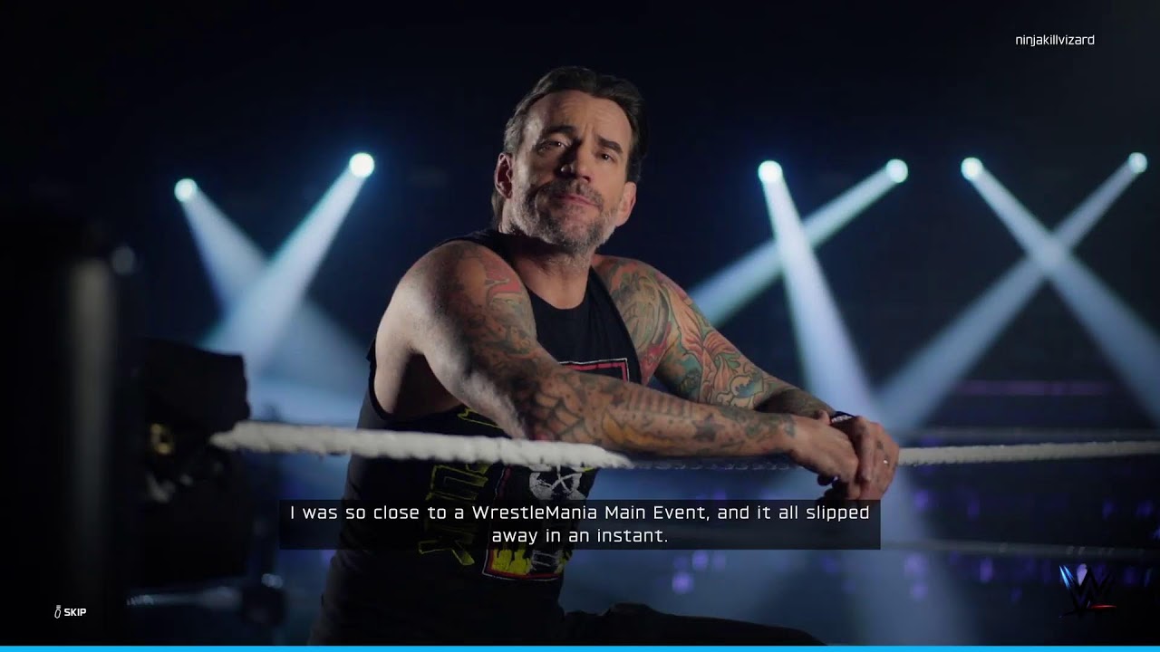 CM Punk WWE 2k26 Showcase Part 1