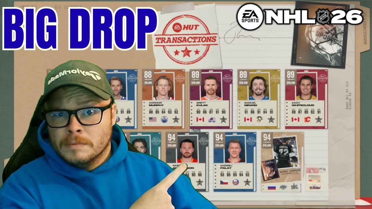 MASSIVE TRANSACTION DROP AND SETS NHL 26 HUT