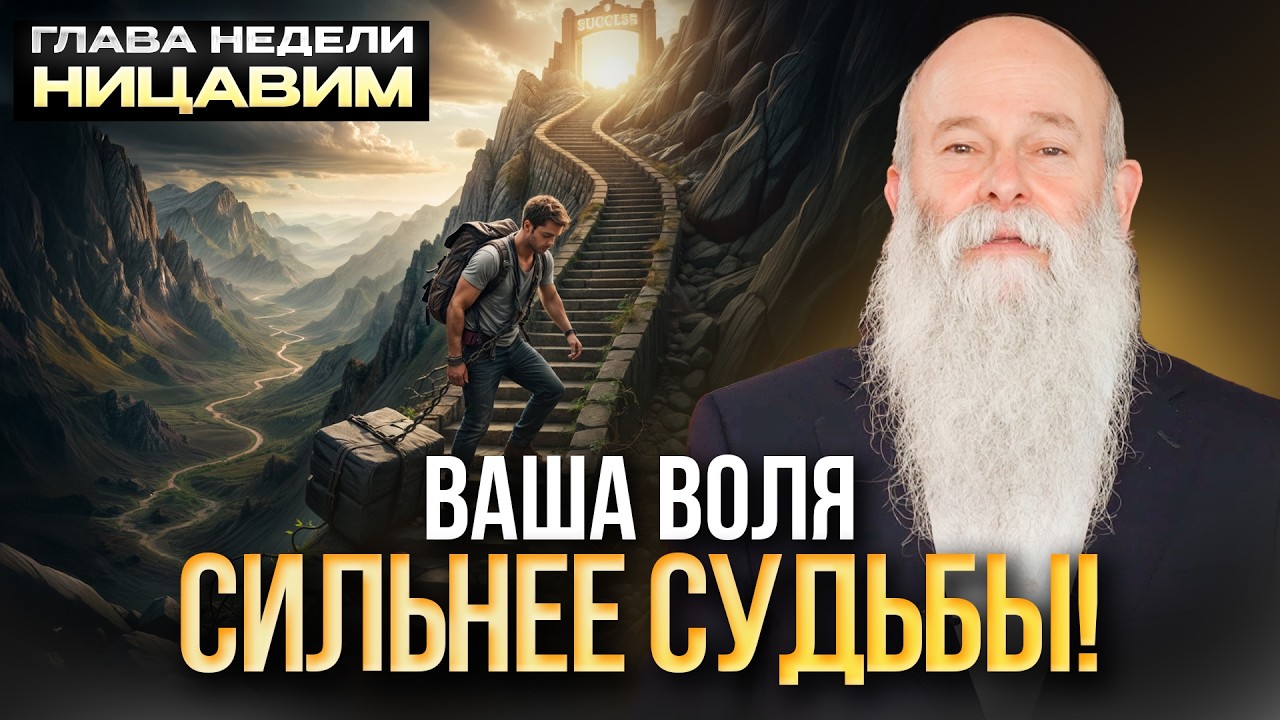 Трудности &ndash; это твой путь к величию? Глава недели &laquo;Ницавим&raquo;. Рав Шмуэль Каминецкий