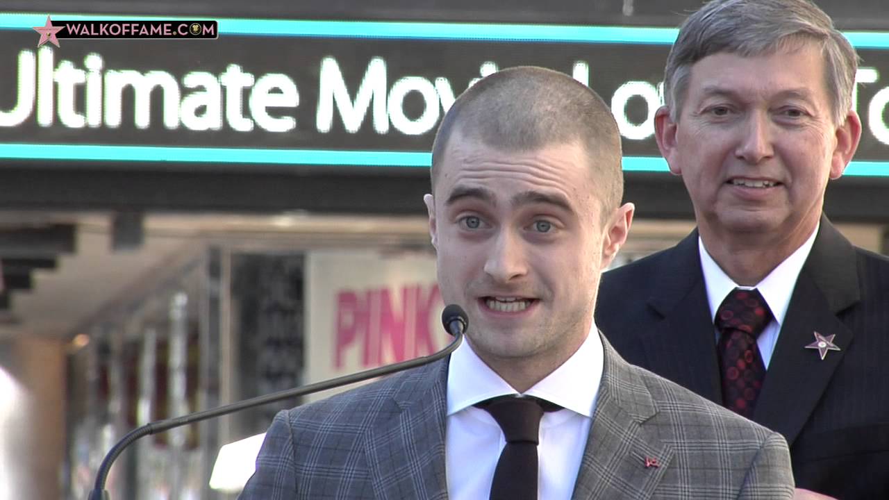 ACTOR DANIEL RADCLIFFE HONORED WITH HOLLYWOOD WALK OF FAME STAR