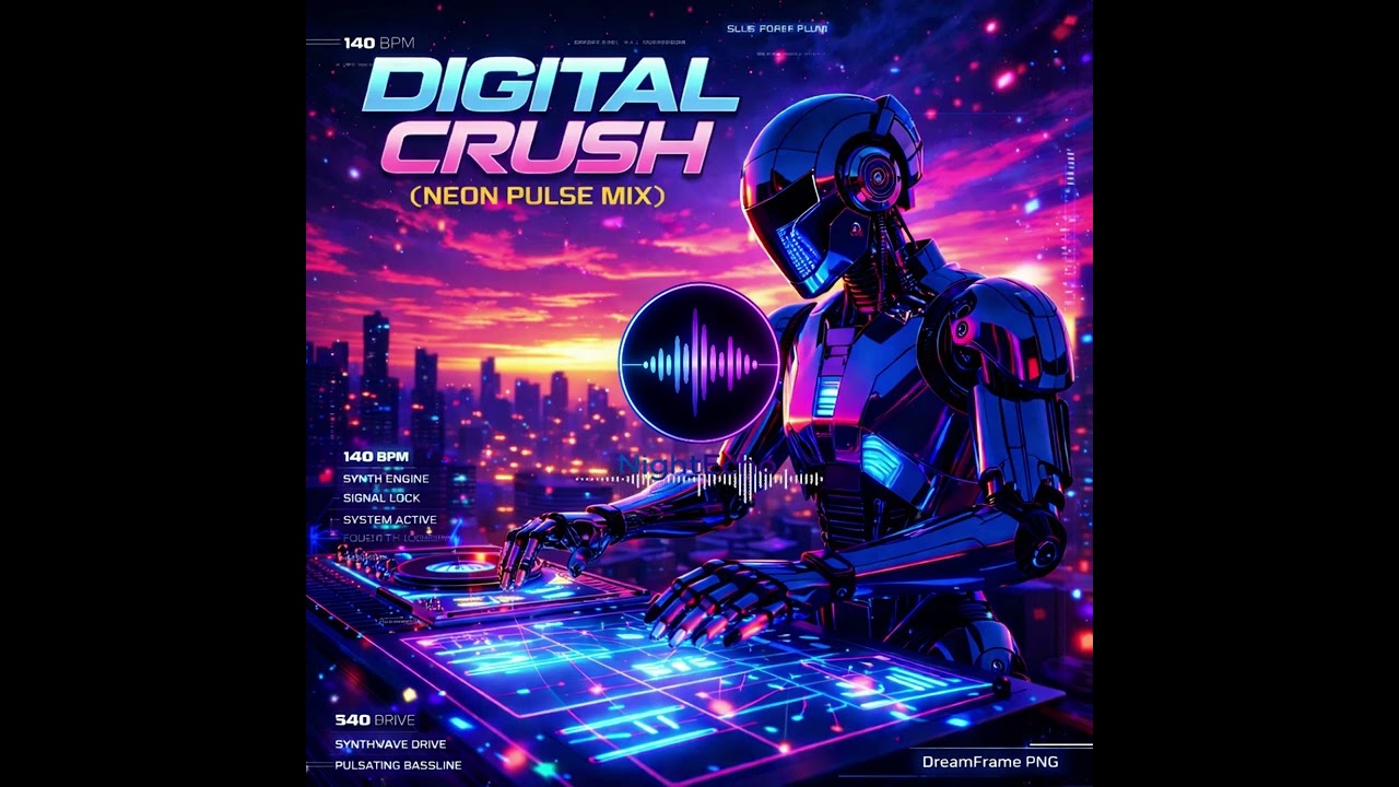 Digital Crush (Neon Pulse Mix) | Cyberpunk EDM | NightEcho