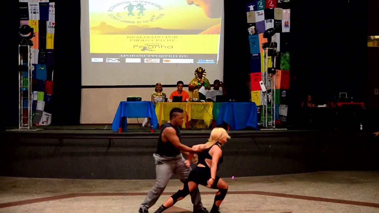 Val Clemente e Thayn&aacute; Trovick - Zouk IV Congresso Internacional de Zouk e Lambada
