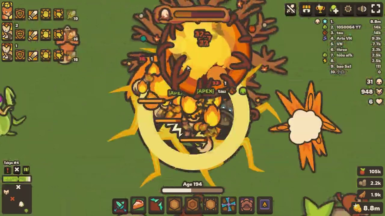 Taming.io - 10m hs