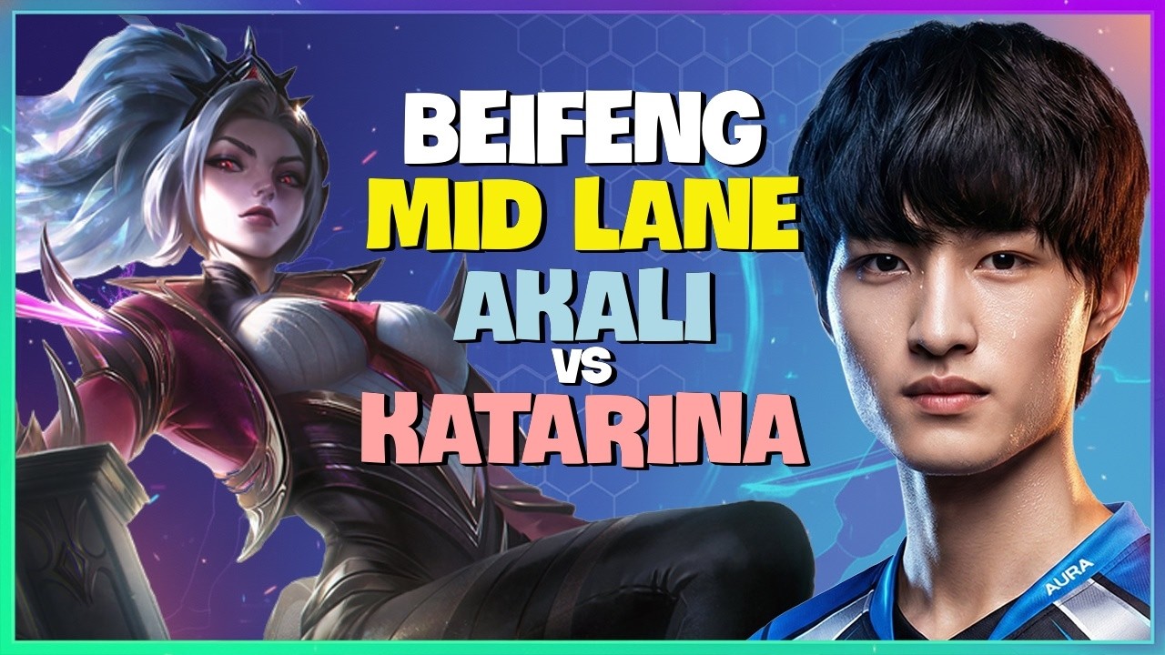 BeiFeng Shows Flawless Akali Mechanics in Chinese Challenger Mid Lane Gameplay Engsub