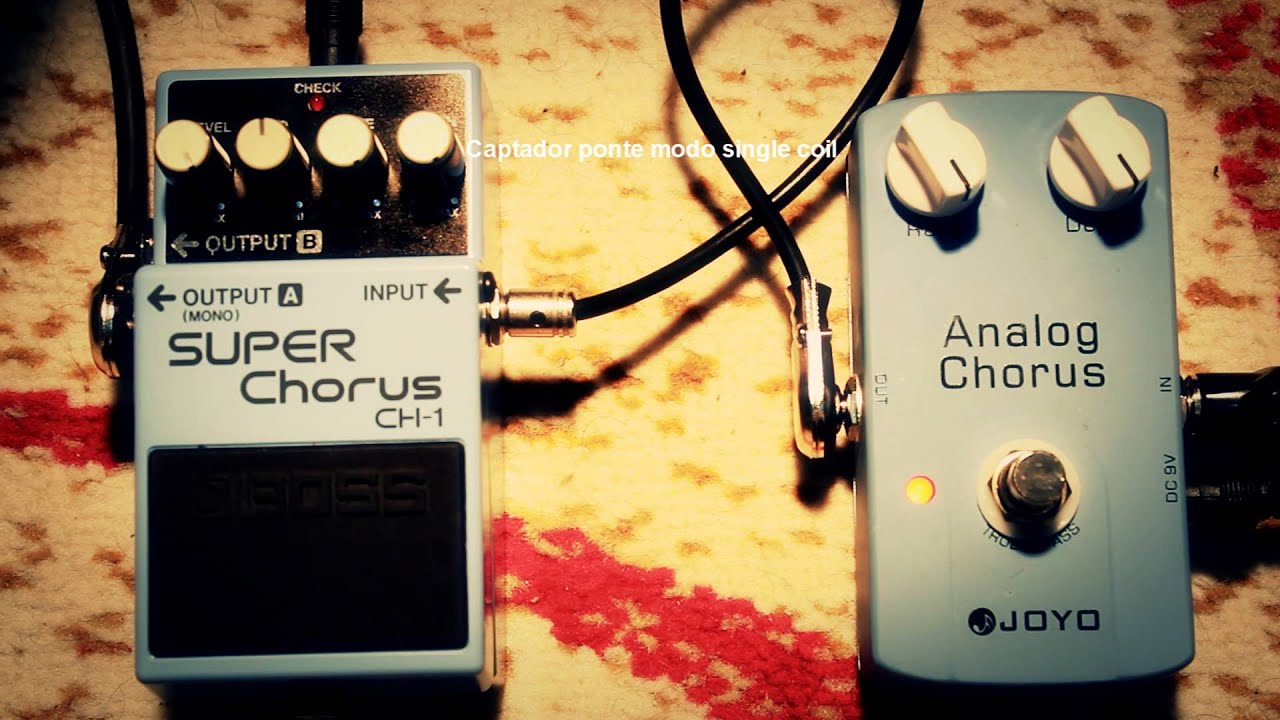 Boss Super Chorus CH-1  vs JOYO Analog Chorus pedal comparison