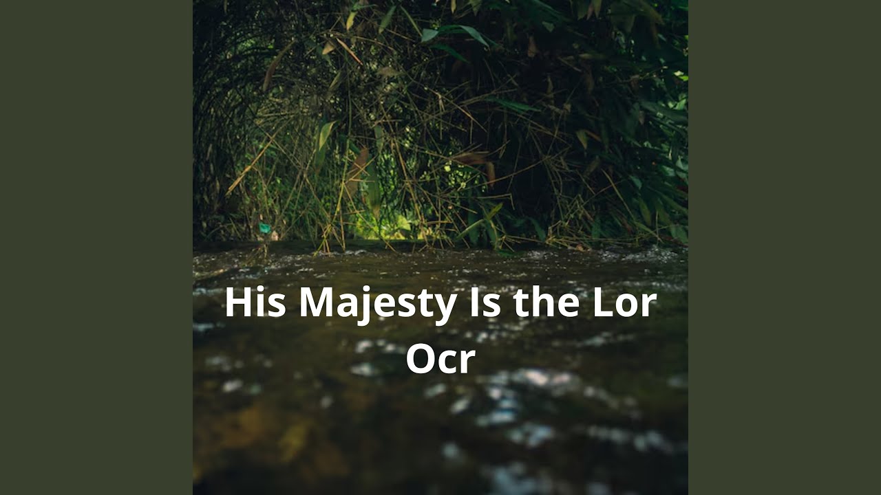 He Does His Will in the Heavens and the Sea