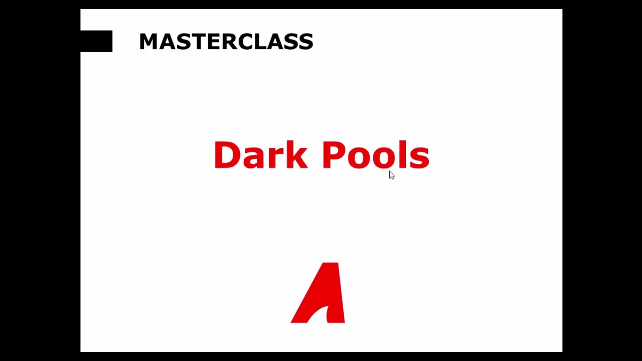 C&oacute;mo detectar Movimientos Institucionales mediante las DARK POOLS. Sistema de Trading.