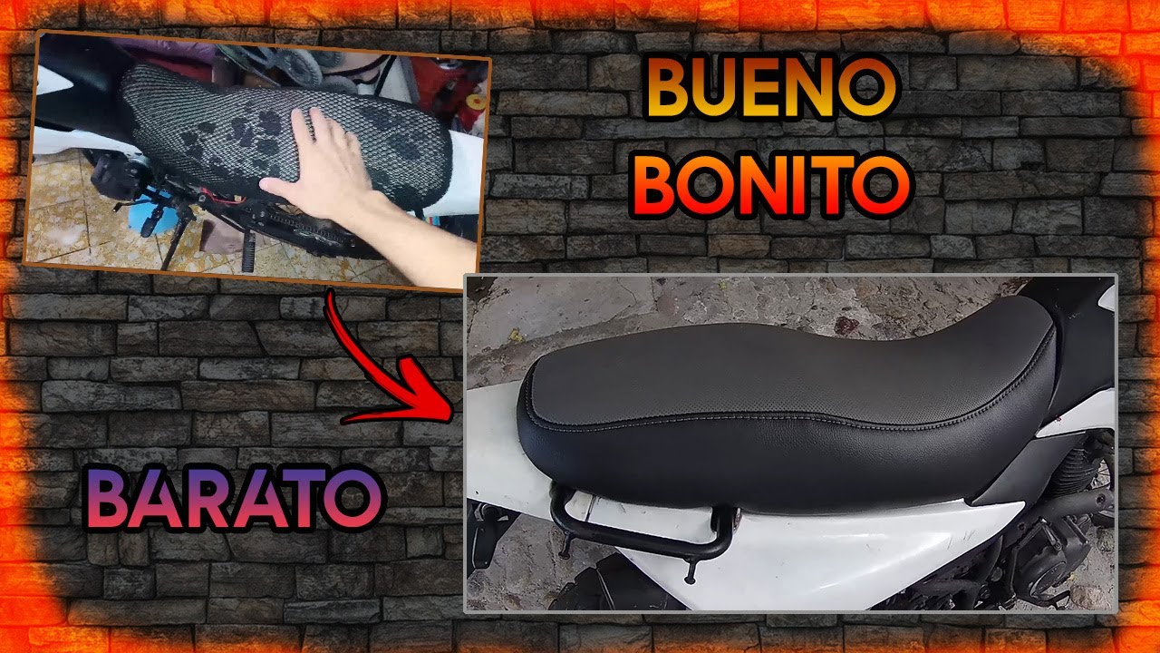 Quitar y tapizar asiento de moto Itálika DM200