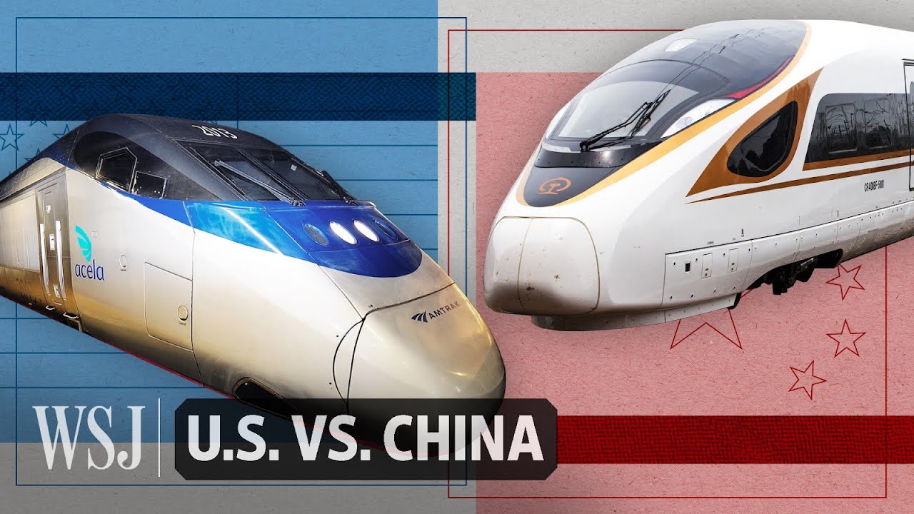 How China&rsquo;s High-Speed Rail Far Outranks the U.S | WSJ U.S. vs. China