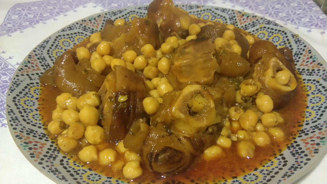 El arte de la cocina árabe -  Manitas de Ternera al estilo marroqui