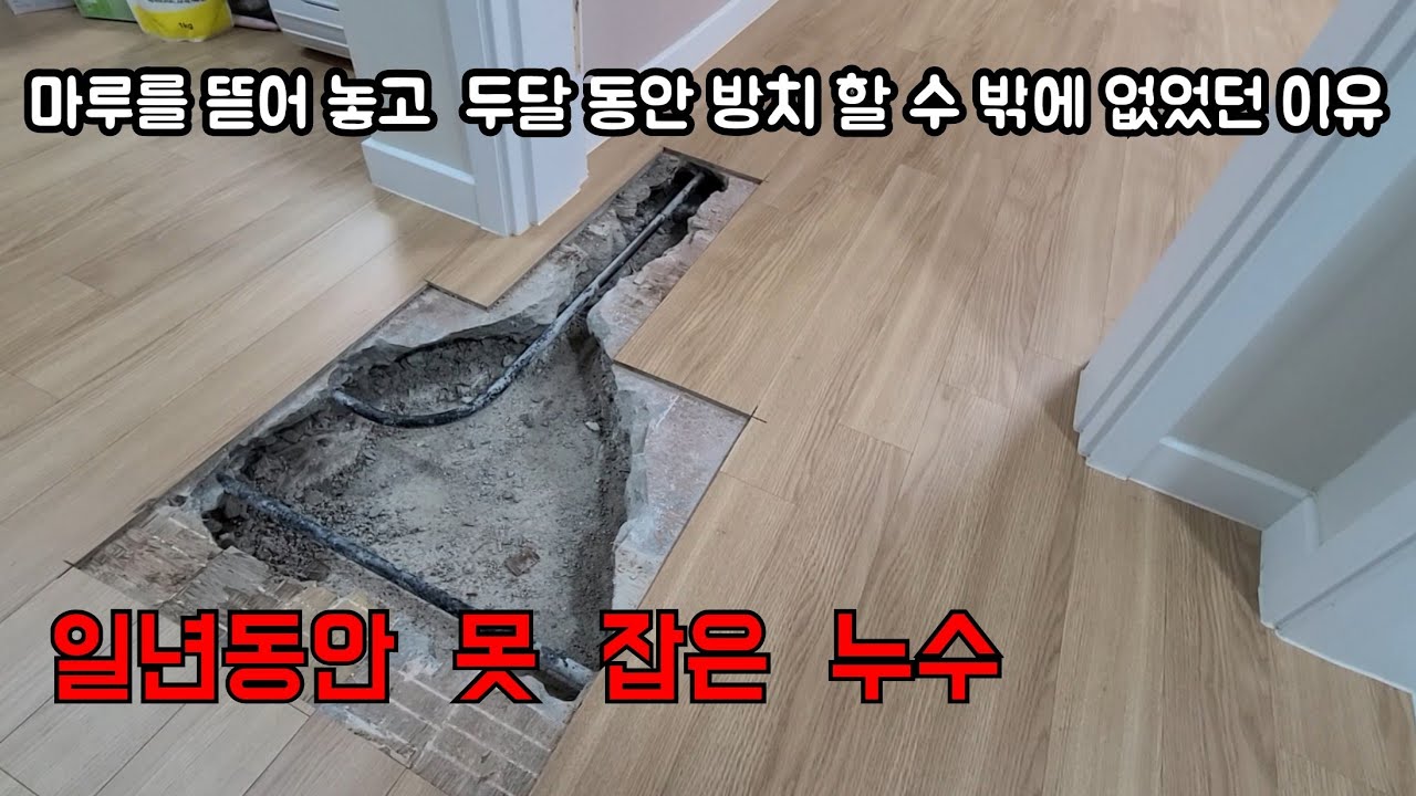 143회.  일년동안 못 잡은 누수!   동배관이 정말 어려운 이유