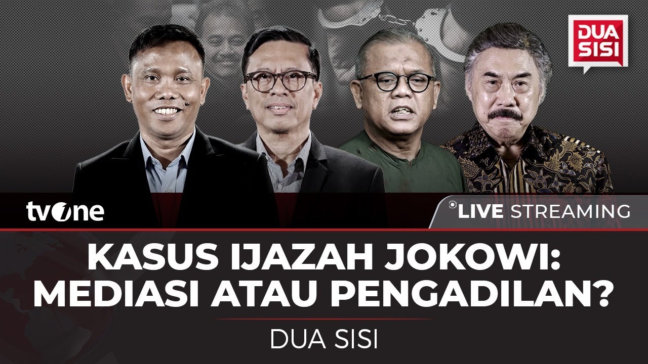[LIVE] Kasus Ijazah Jokowi: Mediasi atau Pengadilan? | Dua Sisi tvOne