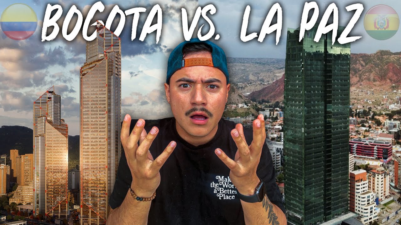 COMPARANDO BOGOTÁ (COLOMBIA) VS.  LA PAZ (BOLIVIA) 😱 | ¿SON MUY IGUALES?  🇨🇴🇧🇴