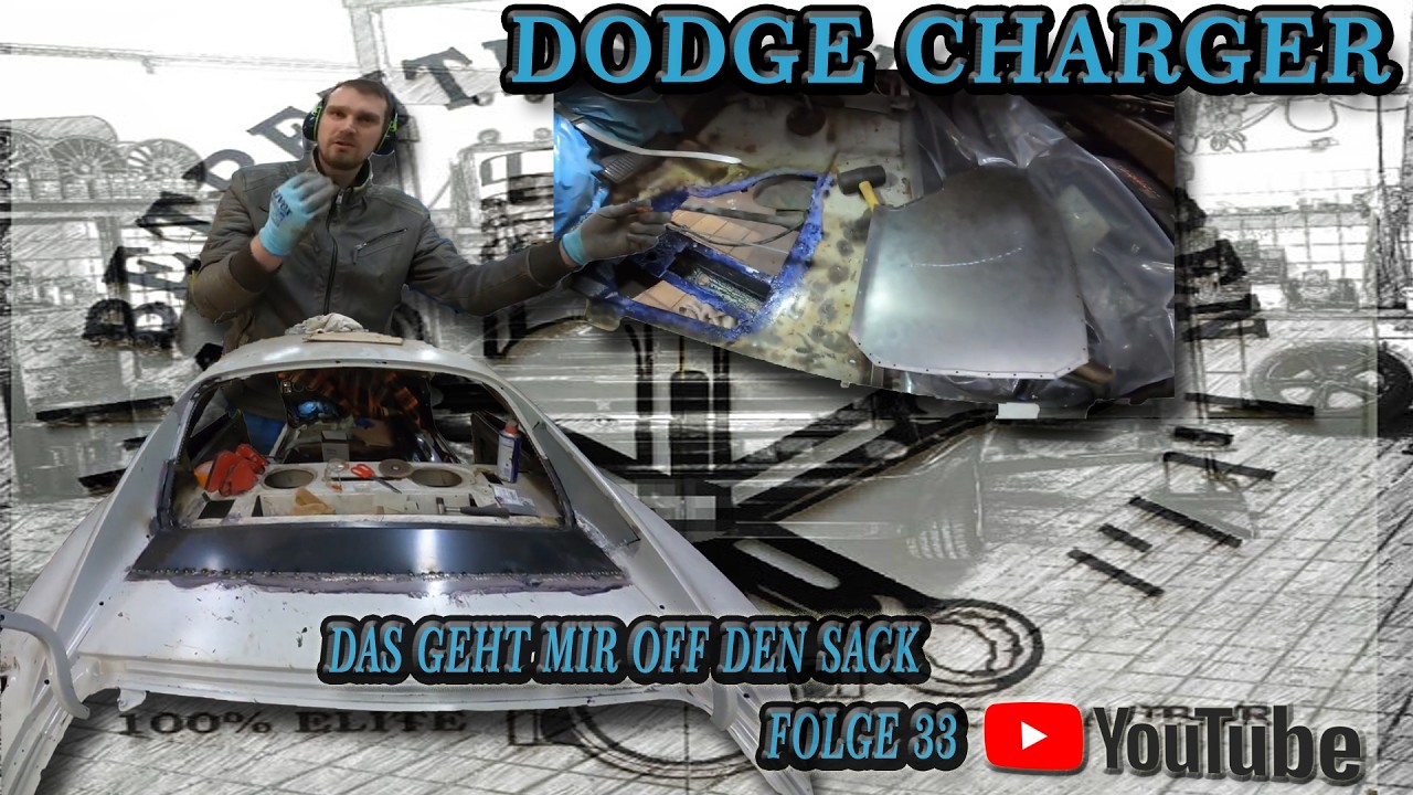 Dodge Charger 1968 Restauration Folge 33 Schweißarbeiten oberhalb Kofferraumklappe