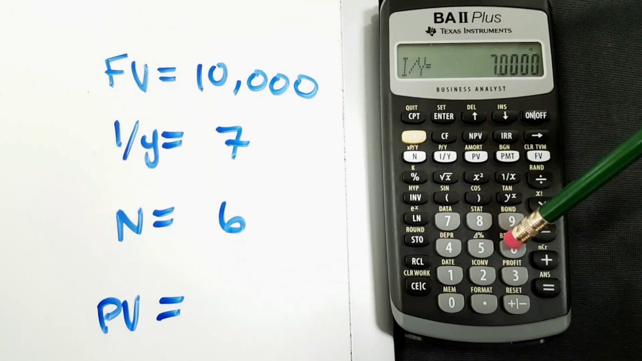 Present Value with Business Calculator