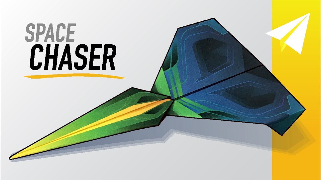 Paper Airplane That Flies Really Far! How to Fold Space Chaser