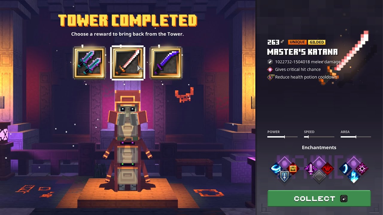 Minecraft Dungeons Luminous Night Tower Run No Deaths Easy Under 30min