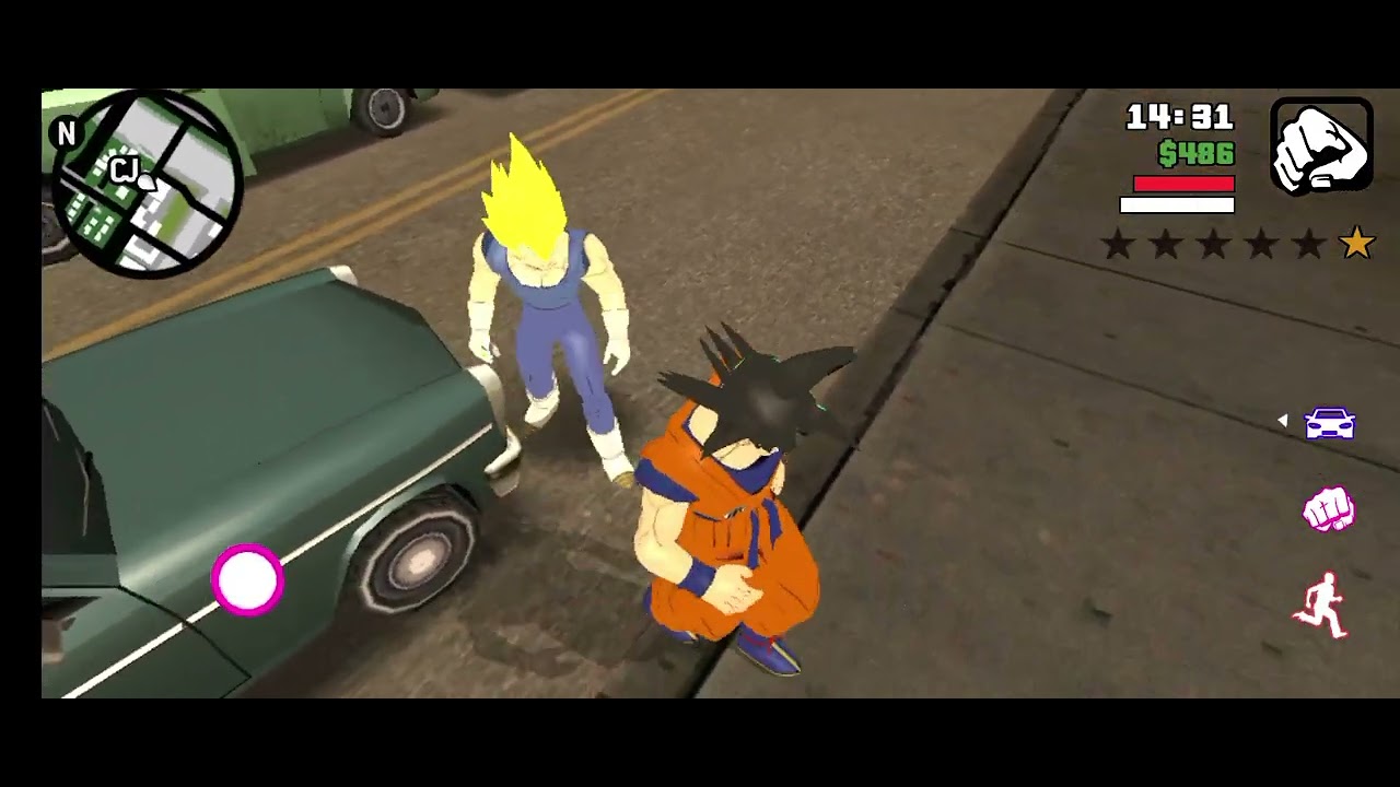 GTA San Andreas Dragon Ball mod xD 