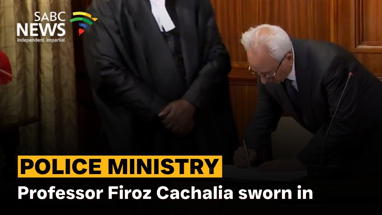 Acting Police Minister | Professor Firoz Cachalia sworn in