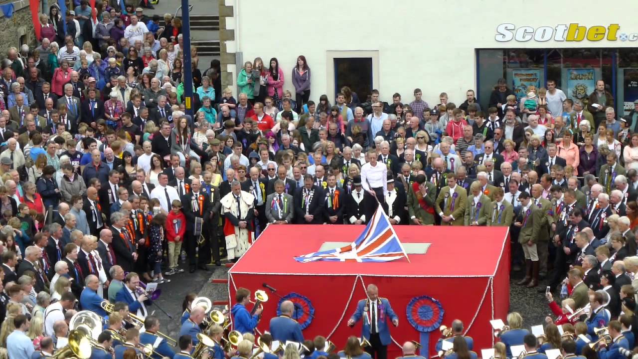 Selkirk Common Riding 2014. Ex Soldiers Standard Bearer Fiona Deacon