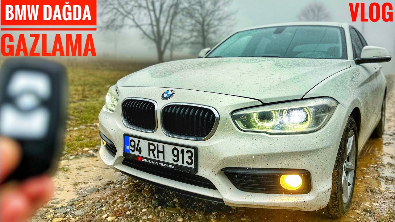 BMW GAZLADIK VİRAJLI DAĞ YOLUNDA | BMW 1.16D KARDA KALDIĞIMIZ YERE GİTTİM | SİSLİ DAĞIN TEPESİ