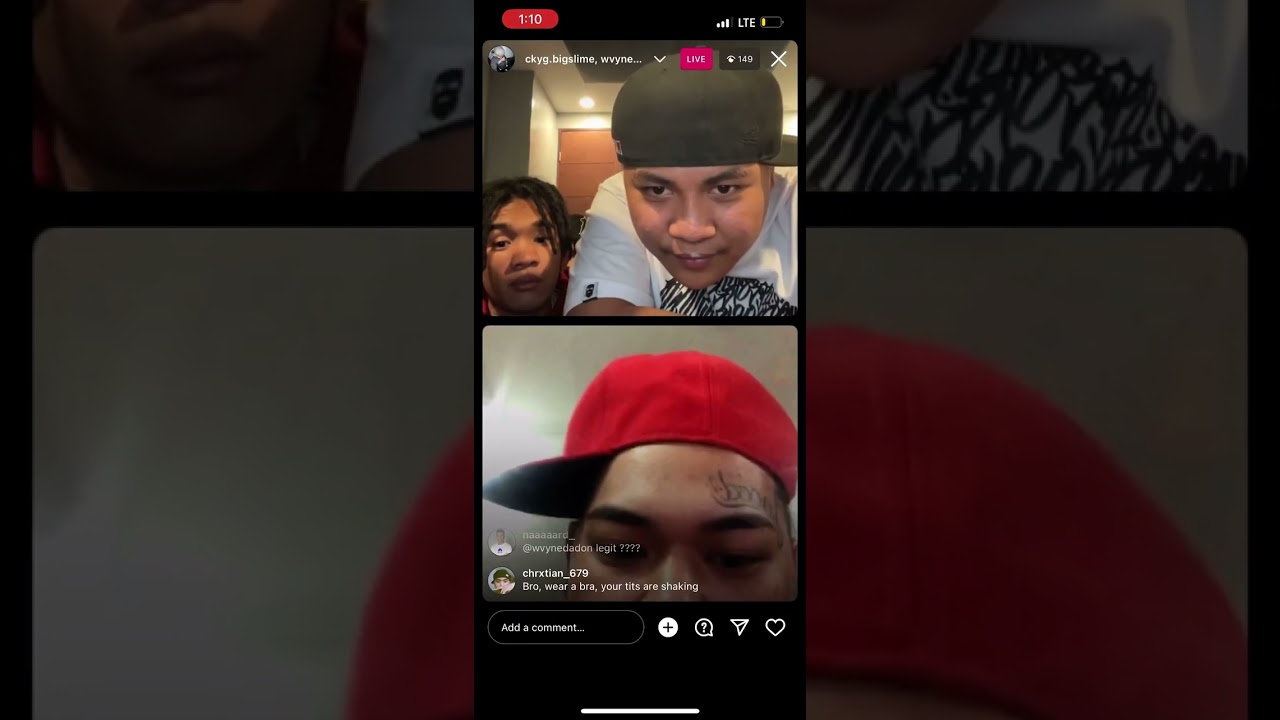 Olgang and Rico Laced IG Live. Flyshit Only Incident