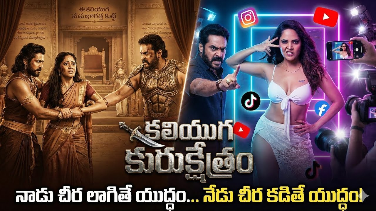 🎵 పాట టైటిల్: కలియుగ కురుక్షేత్రం 🏹🔥నాడు కురుక్షేత్రంలో... చీర లాగినందుకు యుద్ధాలు జరిగాయాట! ⚔️నేడు.