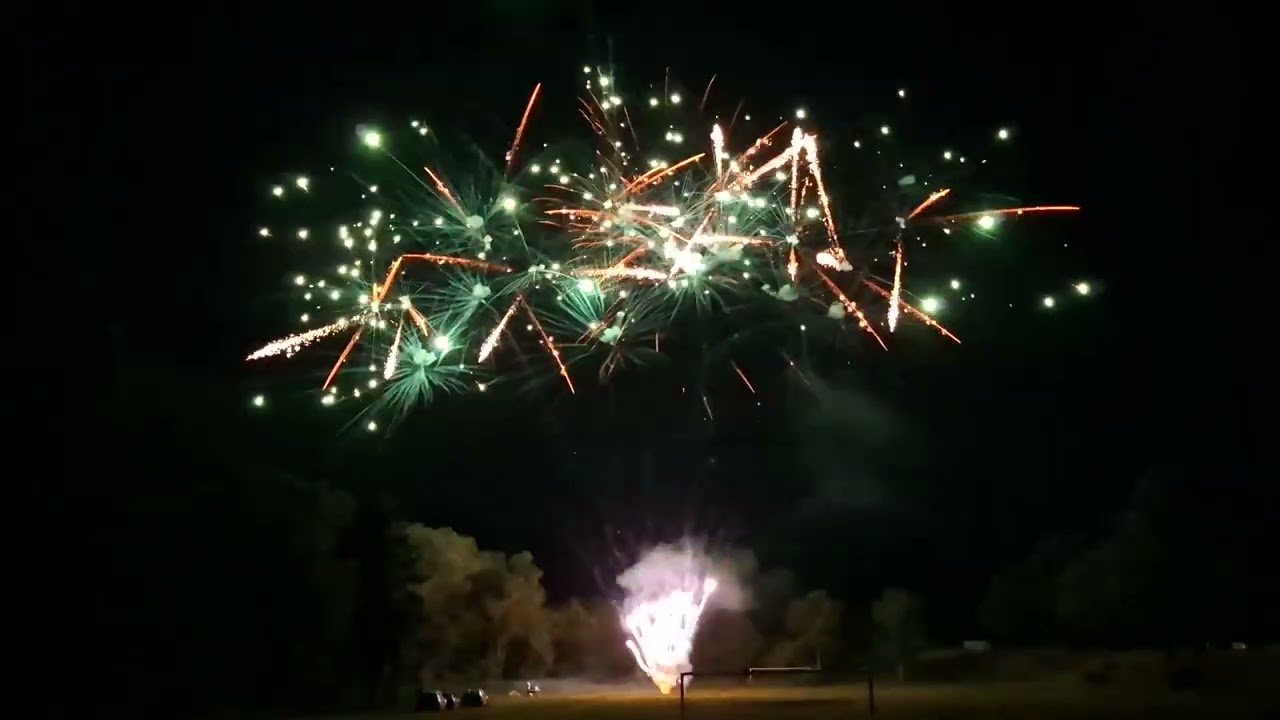 Feu d'artifice 13 juillet 2025 Saint-Hilaire Le Grand