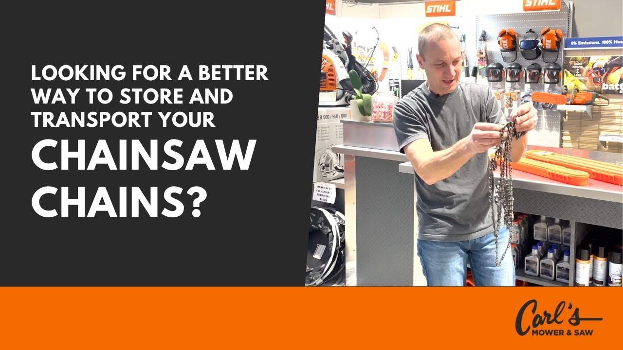 The Ultimate Chainsaw Chain Storage Solution