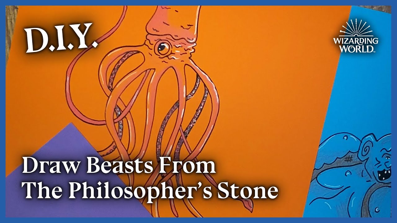 How to Draw Beasts from The Philosopher’s Stone | Make It Magic