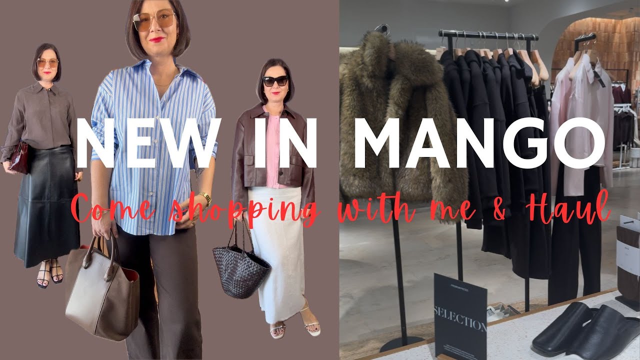 New in MANGO | Come shopping with me | Autumn fashion haul