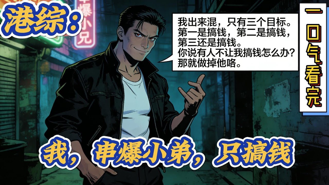 🔥完结！💥独家！《港综：我，串爆小弟，只搞钱》&ldquo;我出来混，&ldquo;第一是搞钱，第二是搞钱，第三还是搞钱。&rdquo;你说有人不让我搞钱怎么办？&rdquo;&ldquo;那就做掉他咯。&ldquo;#穿越#有声漫画#无敌#爽文#电视剧#犯罪 #古惑仔