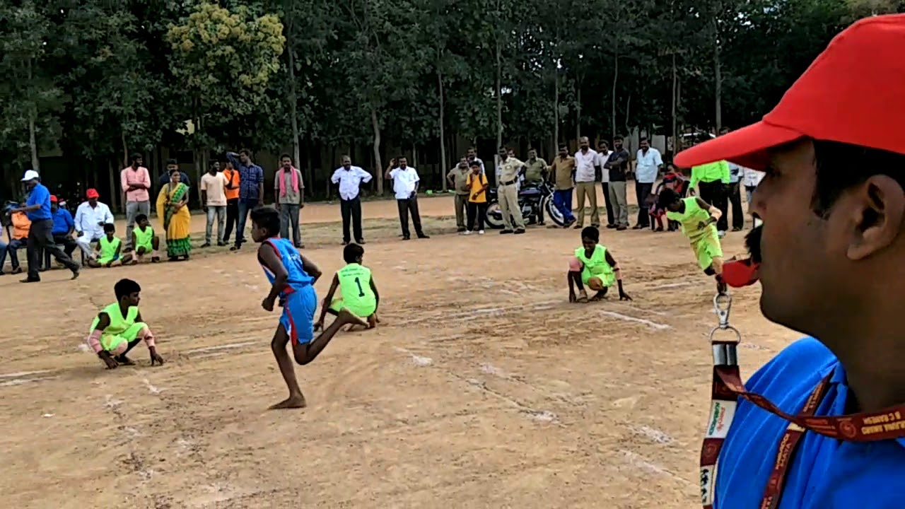 Kho kho District level Final Winning Team G H P S Brahmasandra Kora (Hubli) Tumkur (Taluk)🐆🐯🐲🐉