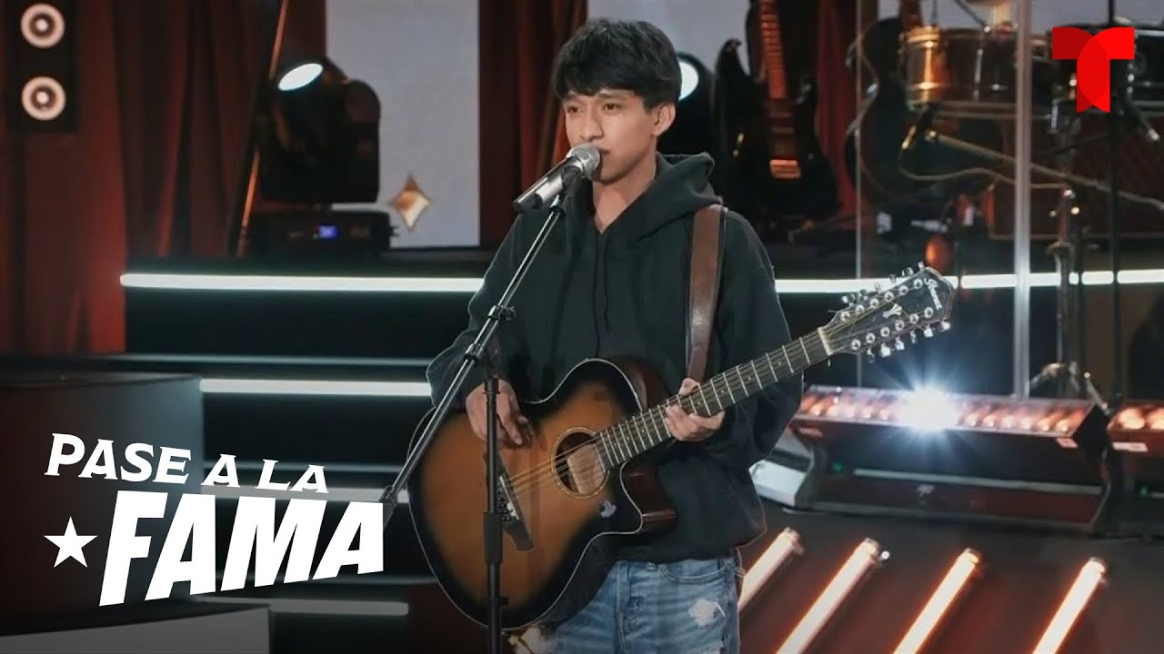 Anderson audiciona con el corazón | Pase a la Fama | Telemundo Entretenimiento