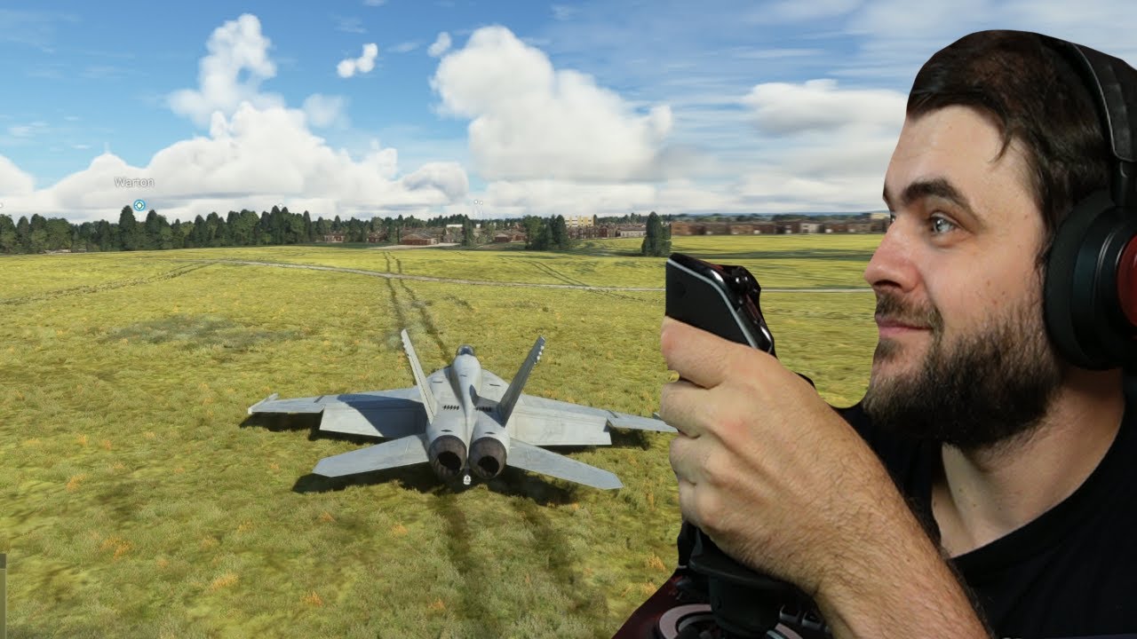 Lecimy F18 na Joysticku - Microsoft Flight Simulator