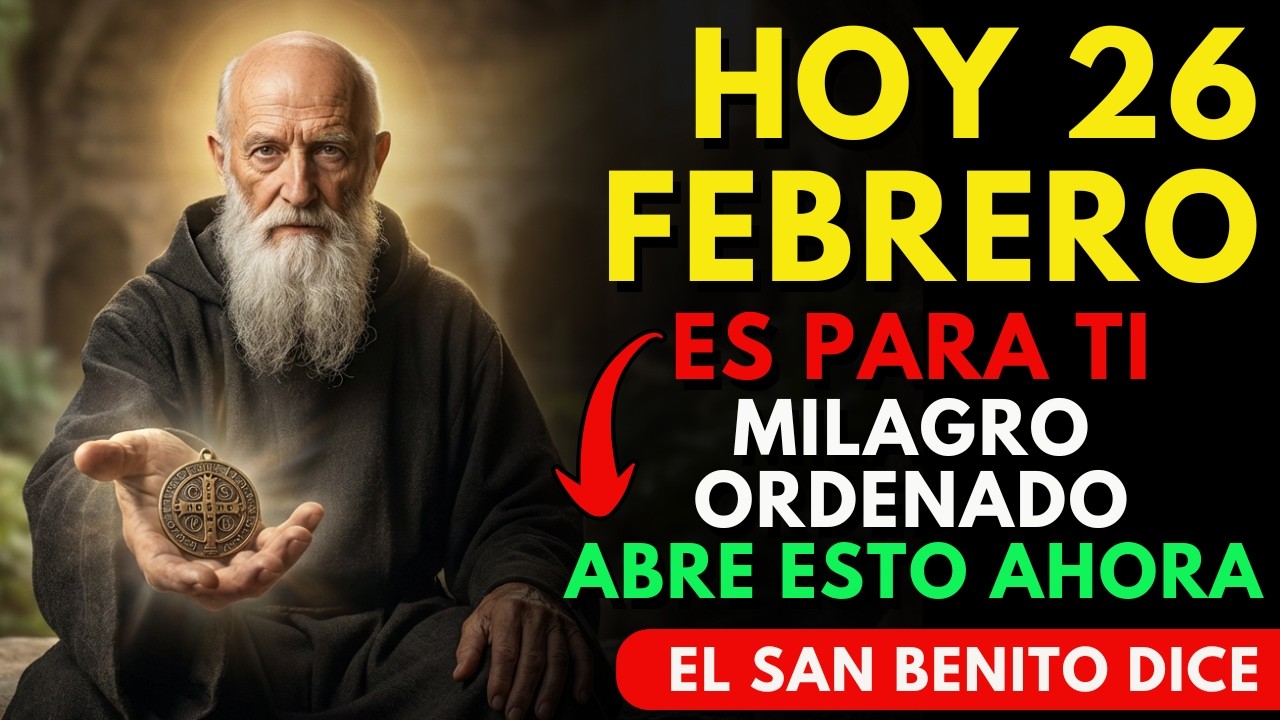 🚨 SAN BENITO HABLA HOY 17 DE FEBRERO | NO RECHACES EL MILAGRO QUE FUE ORDENADO PARA TI