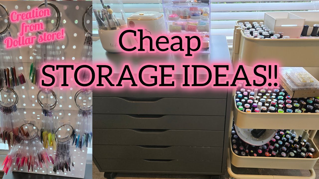 HELPFUL nail storage/ideas!!