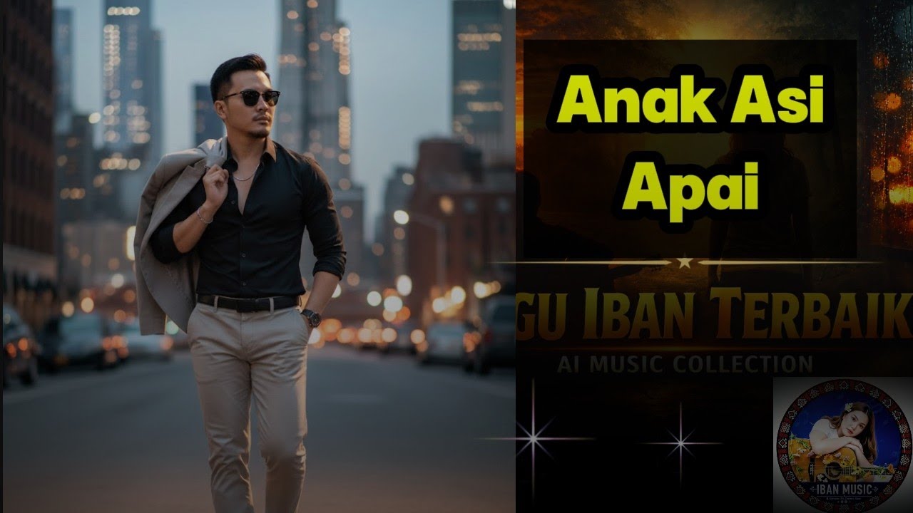 Anak Asi Apai – Lagu Iban  | Lirik + AI Music