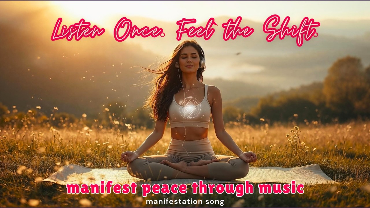 Listen once. Feel the shift - peace manifestation song | manifest peace