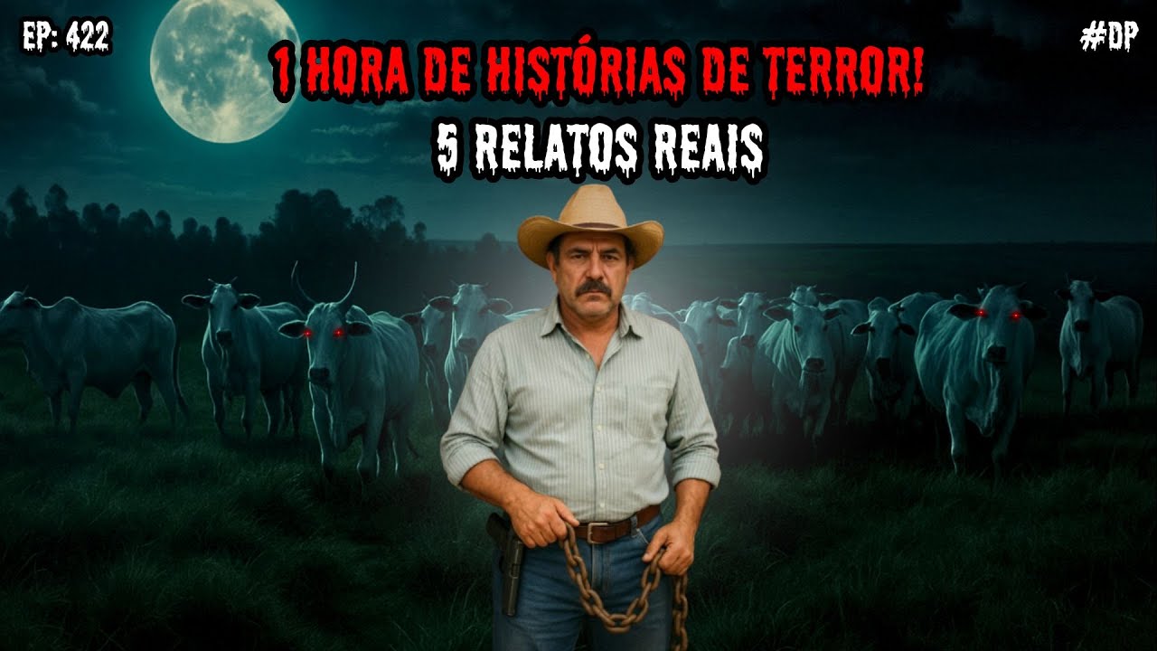 1 HORA DE TERROR! - 5 RELATOS REAIS | EP.422 #dp