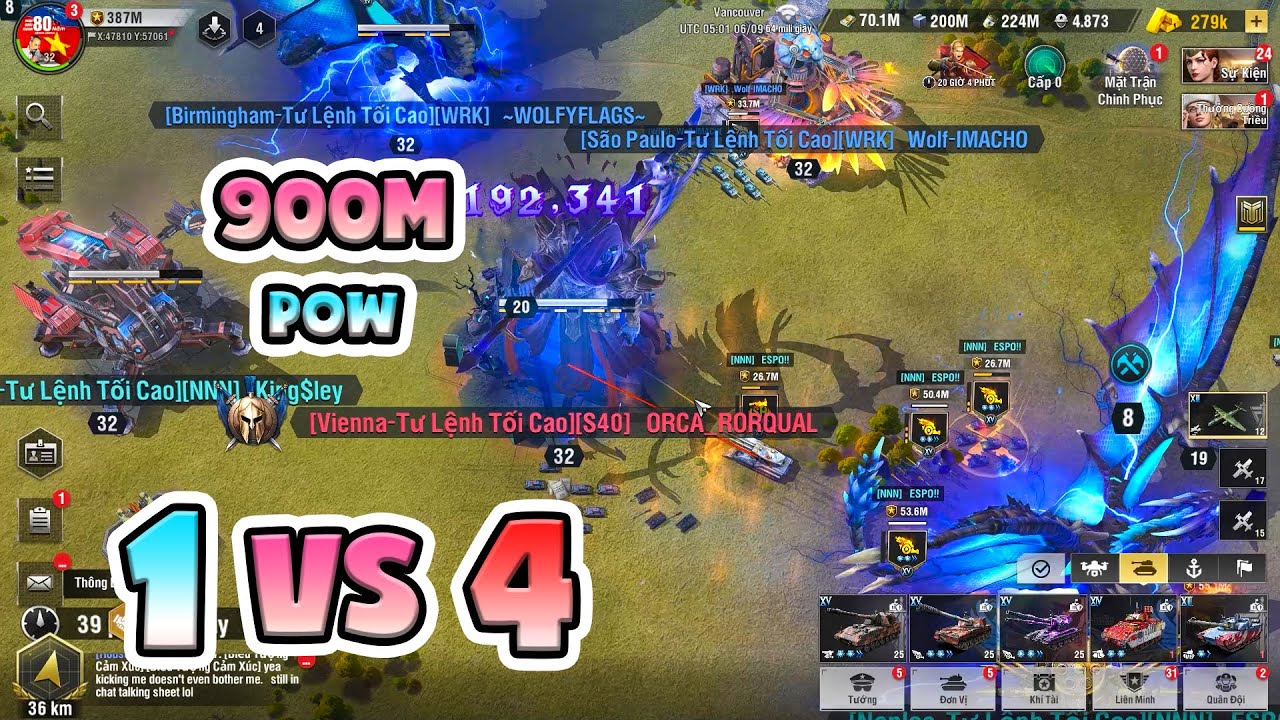 WARPATH 12.5 - Epic 1 Vancouver B2B 900M POW 1 VS 4 Great offensive defense  | Warpath B2B
