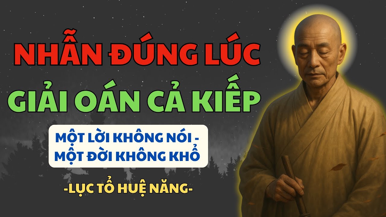 BUÔNG MỘT LỜI - NHẸ CẢ MỘT ĐỜI| 10 Câu nói CẢNH TỈNH TÂM CHẤP giữa THỊ PHI| LỤC TỔ HUỆ NĂNG