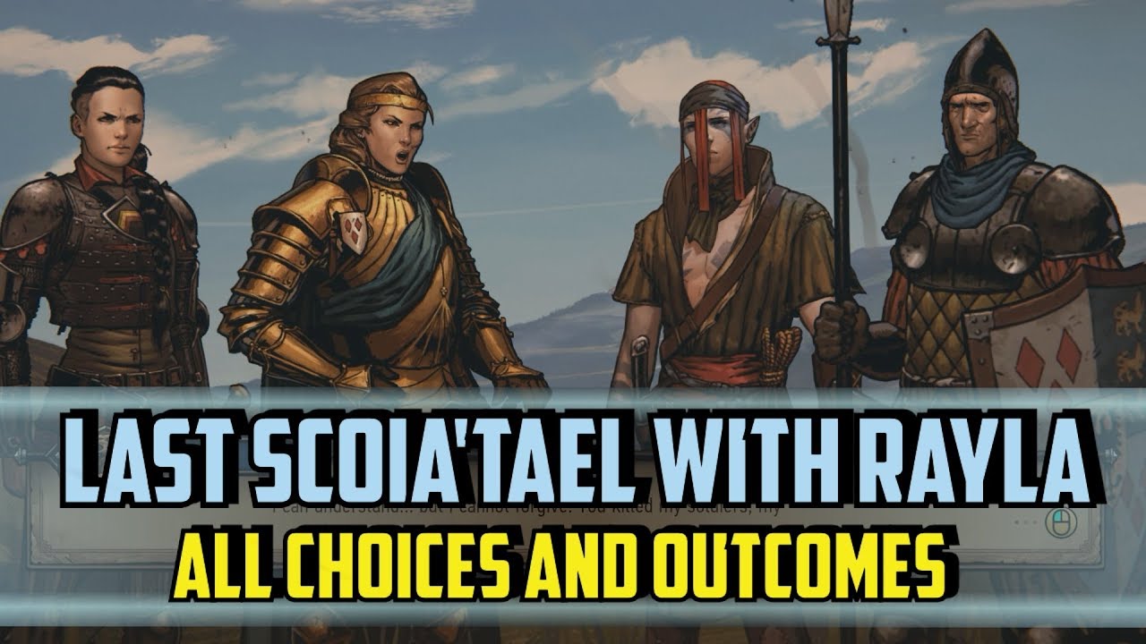 Last Scoia'tael With Rayla All choices - Thronebreaker the Witcher Tales - (The Battle For Naught)