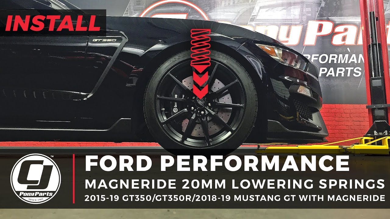 Mustang GT350 Install: Ford Performance 20mm Lowering Springs